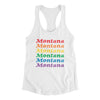 Montana Pride Women's Racerback Tank-White-Allegiant Goods Co. Vintage Sports Apparel