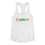 Charleston South Carolina Pride Women's Racerback Tank-Allegiant Goods Co. Vintage Sports Apparel