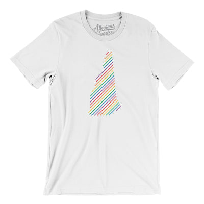 New Hampshire Pride State Men/Unisex T-Shirt-White-Allegiant Goods Co. Vintage Sports Apparel