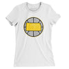 Kansas Basketball Women's T-Shirt-White-Allegiant Goods Co. Vintage Sports Apparel