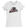 Tallahassee Tiger Sharks Hockey Women's T-Shirt-White-Allegiant Goods Co. Vintage Sports Apparel