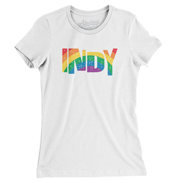 Indianapolis Indiana Pride Women's T-Shirt-Allegiant Goods Co. Vintage Sports Apparel