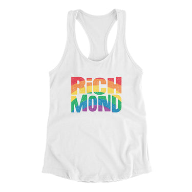 Richmond Virginia Pride Women's Racerback Tank-Allegiant Goods Co. Vintage Sports Apparel