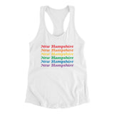 New Hampshire Pride Women's Racerback Tank-Allegiant Goods Co. Vintage Sports Apparel