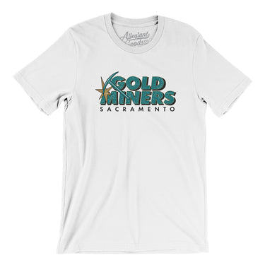 Sacramento Gold Miners Football Men/Unisex T-Shirt-Allegiant Goods Co. Vintage Sports Apparel