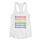 Kentucky Pride Women's Racerback Tank-Allegiant Goods Co. Vintage Sports Apparel