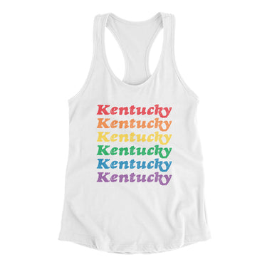 Kentucky Pride Women's Racerback Tank-Allegiant Goods Co. Vintage Sports Apparel