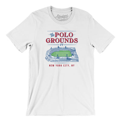 Polo Grounds Stadium Men/Unisex T-Shirt-White-Allegiant Goods Co. Vintage Sports Apparel
