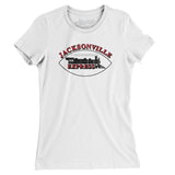 Jacksonville Express Football Women's T-Shirt-Allegiant Goods Co. Vintage Sports Apparel