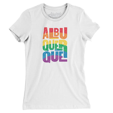 Albuquerque New Mexico Pride Women's T-Shirt-Allegiant Goods Co. Vintage Sports Apparel