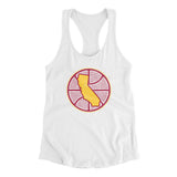 California Basketball Women's Racerback Tank-Allegiant Goods Co. Vintage Sports Apparel
