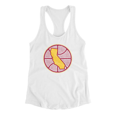 California Basketball Women's Racerback Tank-Allegiant Goods Co. Vintage Sports Apparel