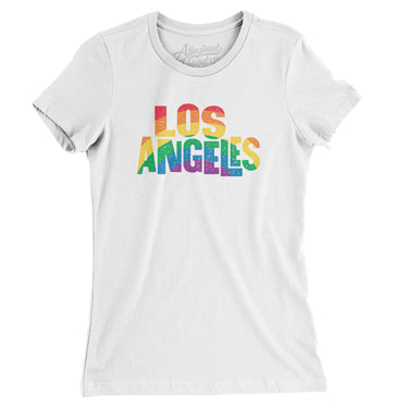 Los Angeles California Pride Women's T-Shirt-Allegiant Goods Co. Vintage Sports Apparel