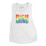 Richmond Virginia Pride Women's Flowey Scoopneck Muscle Tank-Allegiant Goods Co. Vintage Sports Apparel