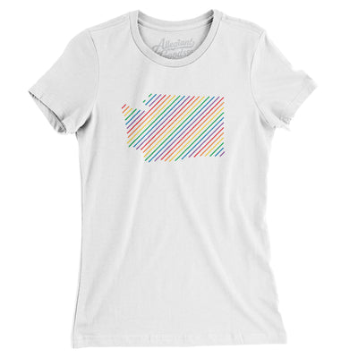 Washington Pride State Women's T-Shirt-White-Allegiant Goods Co. Vintage Sports Apparel