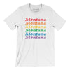 Montana Pride Men/Unisex T-Shirt-White-Allegiant Goods Co. Vintage Sports Apparel