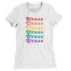 Texas Pride Women's T-Shirt-White-Allegiant Goods Co. Vintage Sports Apparel