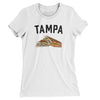 Tampa Cuban Sandwich Women's T-Shirt-White-Allegiant Goods Co. Vintage Sports Apparel