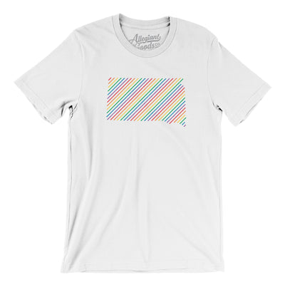 South Dakota Pride State Men/Unisex T-Shirt-White-Allegiant Goods Co. Vintage Sports Apparel