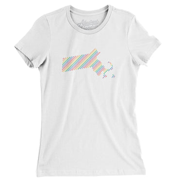 Massachusetts Pride State Women's T-Shirt-Allegiant Goods Co. Vintage Sports Apparel