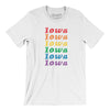 Iowa Pride Men/Unisex T-Shirt-White-Allegiant Goods Co. Vintage Sports Apparel