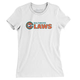 Baltimore Claws Basketball Women's T-Shirt-Allegiant Goods Co. Vintage Sports Apparel