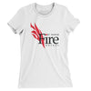Fort Worth Fire Hockey Women's T-Shirt-White-Allegiant Goods Co. Vintage Sports Apparel