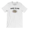 Rhode Island Clams Men/Unisex T-Shirt-White-Allegiant Goods Co. Vintage Sports Apparel