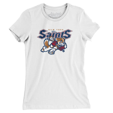 New York Saints Lacrosse Women's T-Shirt-Allegiant Goods Co. Vintage Sports Apparel