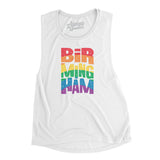 Birmingham Alabama Pride Women's Flowey Scoopneck Muscle Tank-Allegiant Goods Co. Vintage Sports Apparel