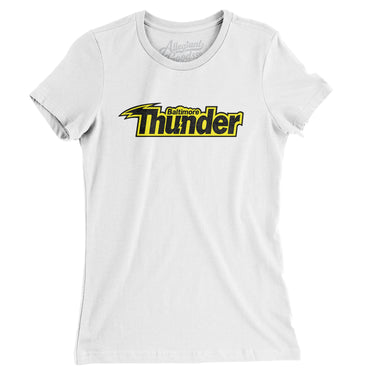 Baltimore Thunder Lacrosse Women's T-Shirt-Allegiant Goods Co. Vintage Sports Apparel