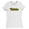 Baltimore Thunder Lacrosse Women's T-Shirt-White-Allegiant Goods Co. Vintage Sports Apparel