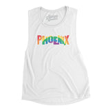 Phoenix Arizona Pride Women's Flowey Scoopneck Muscle Tank-Allegiant Goods Co. Vintage Sports Apparel
