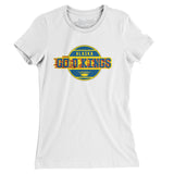 Alaska Gold Kings Hockey Women's T-Shirt-Allegiant Goods Co. Vintage Sports Apparel
