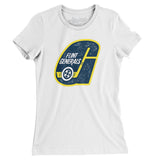 Flint Generals Hockey Women's T-Shirt-Allegiant Goods Co. Vintage Sports Apparel