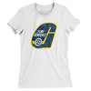 Flint Generals Hockey Women's T-Shirt-White-Allegiant Goods Co. Vintage Sports Apparel
