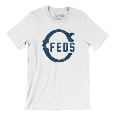 Chicago Feds Baseball Men/Unisex T-Shirt-White-Allegiant Goods Co. Vintage Sports Apparel