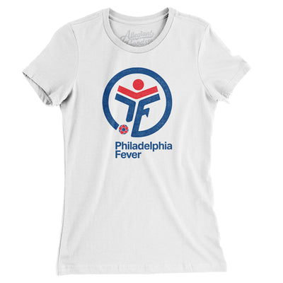 Philadelphia Fever Soccer Women's T-Shirt-White-Allegiant Goods Co. Vintage Sports Apparel
