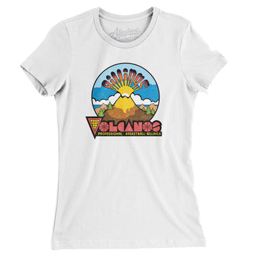 Billings Volcanos Basketball Women's T-Shirt-Allegiant Goods Co. Vintage Sports Apparel