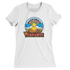 Billings Volcanos Basketball Women's T-Shirt-White-Allegiant Goods Co. Vintage Sports Apparel