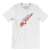 Jacksonville Rockets Hockey Men/Unisex T-Shirt-White-Allegiant Goods Co. Vintage Sports Apparel