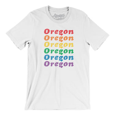 Oregon Pride Men/Unisex T-Shirt-Allegiant Goods Co. Vintage Sports Apparel