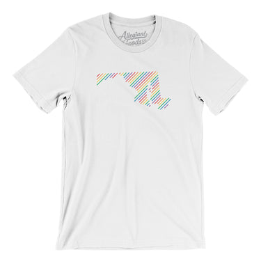 Maryland Pride State Men/Unisex T-Shirt-Allegiant Goods Co. Vintage Sports Apparel