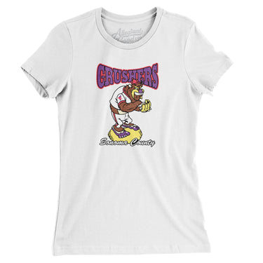 Sonoma County Crushers Baseball Women's T-Shirt-Allegiant Goods Co. Vintage Sports Apparel
