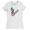 New York Centaurs Soccer Women's T-Shirt-White-Allegiant Goods Co. Vintage Sports Apparel