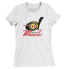 Detroit Wheels Football Women's T-Shirt-White-Allegiant Goods Co. Vintage Sports Apparel