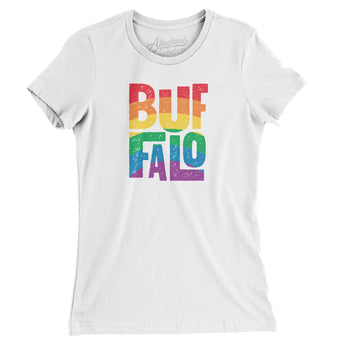 Buffalo New York Pride Women's T-Shirt-Allegiant Goods Co. Vintage Sports Apparel