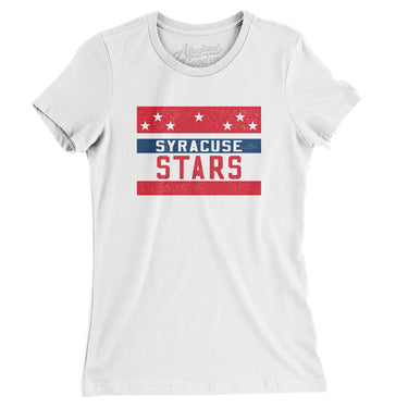 Syracuse Stars Hockey Women's T-Shirt-Allegiant Goods Co. Vintage Sports Apparel