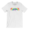 Omaha Nebraska Pride Men/Unisex T-Shirt-White-Allegiant Goods Co. Vintage Sports Apparel