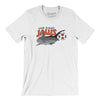 San Diego Jaws Soccer Men/Unisex T-Shirt-White-Allegiant Goods Co. Vintage Sports Apparel